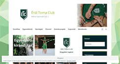 Desktop Screenshot of erditornaclub.hu